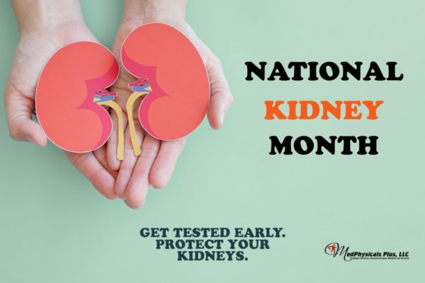 National Kidney Month graphic