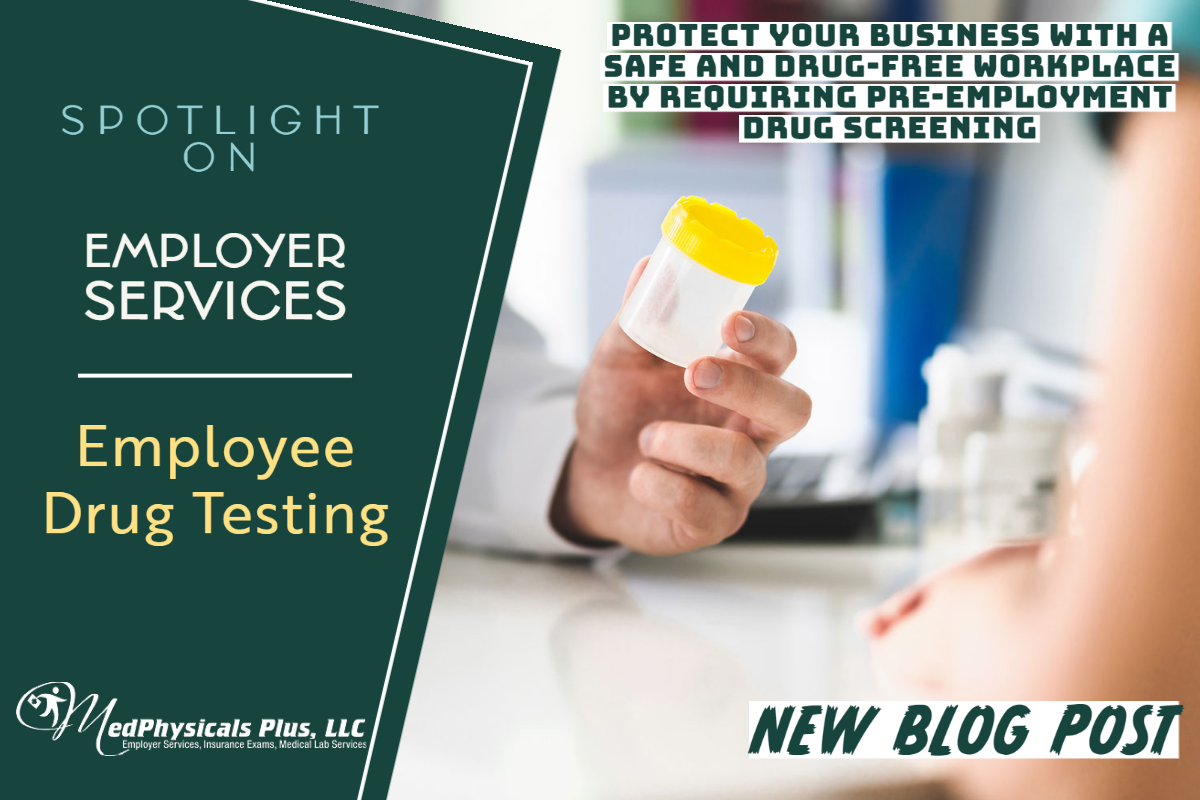 employee drug testing graphic